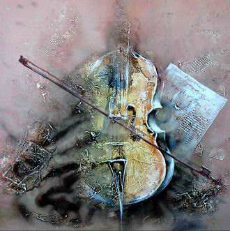 Musical Instrument oil painting